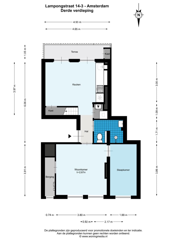 Foto 23 van Lampongstraat 14-3