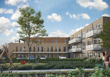 Image of Type I Apartment with shared street entrance