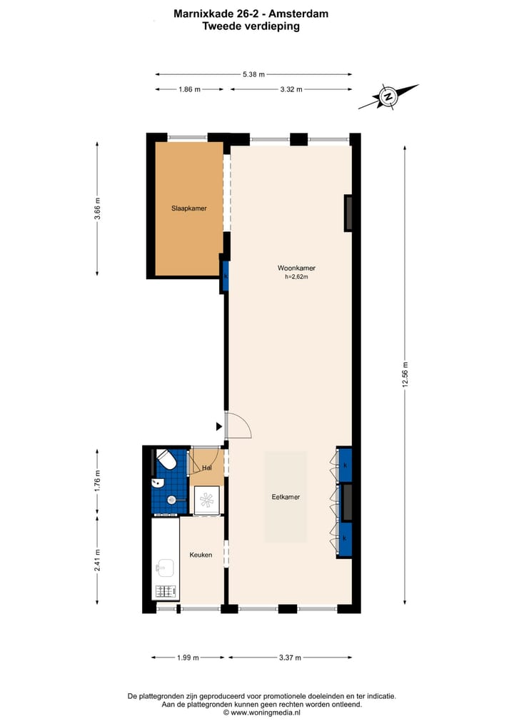 Foto 31 van Marnixkade 26-2