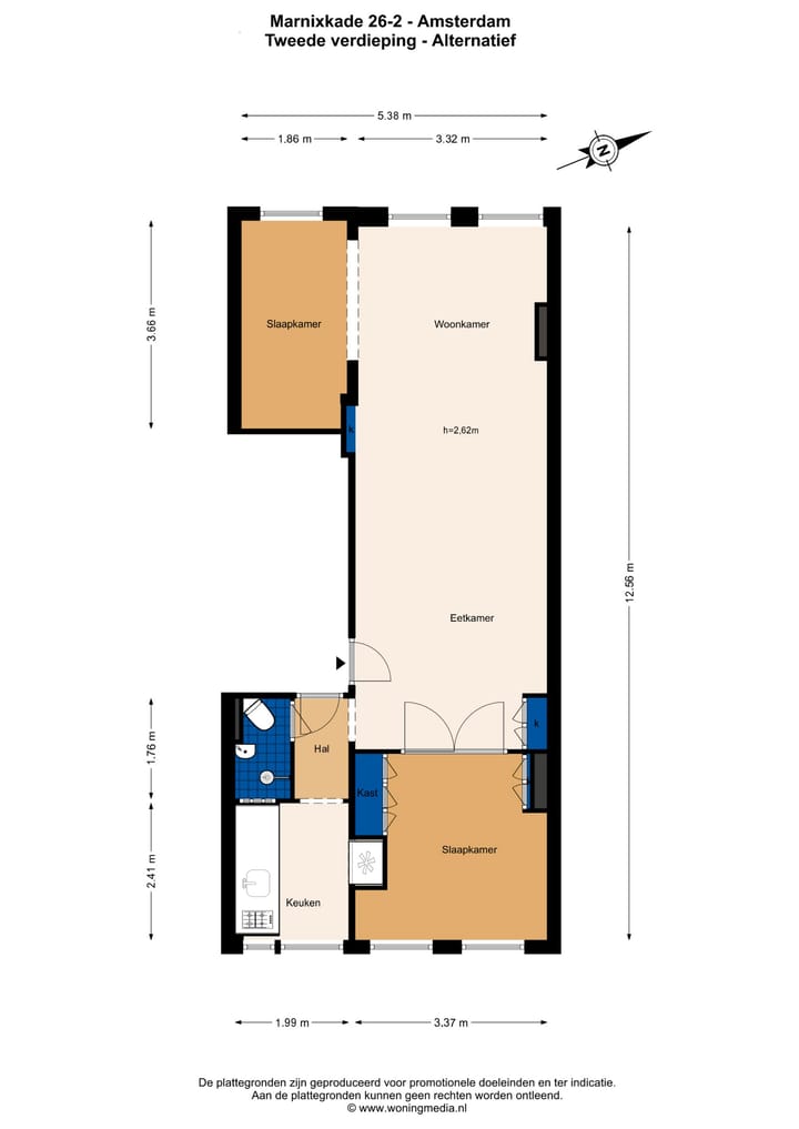 Foto 33 van Marnixkade 26-2