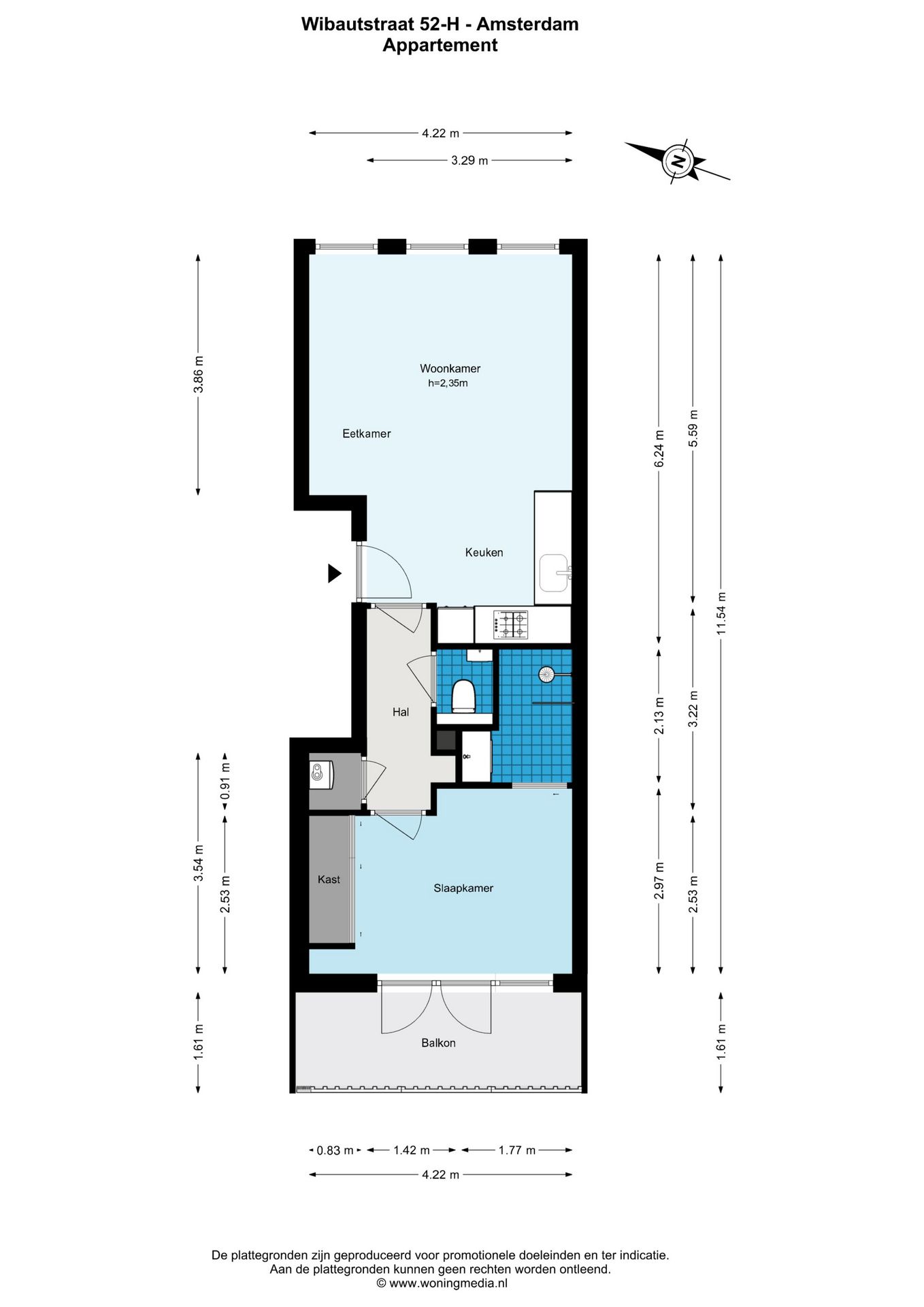 Foto 24 van Wibautstraat 52-H