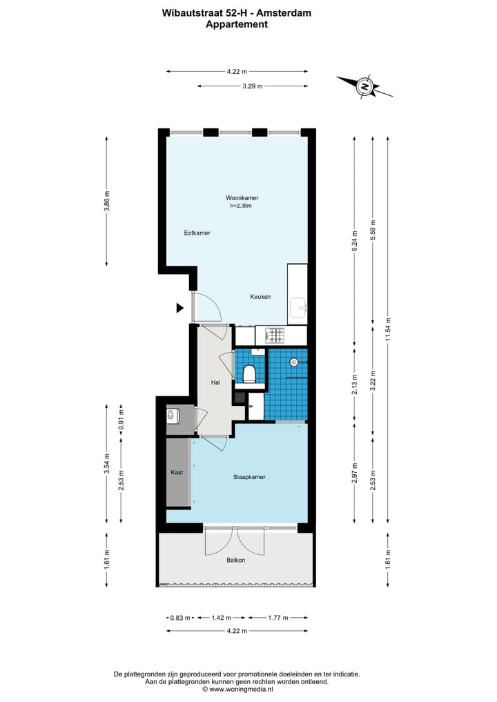Foto 24 van Wibautstraat 52-H