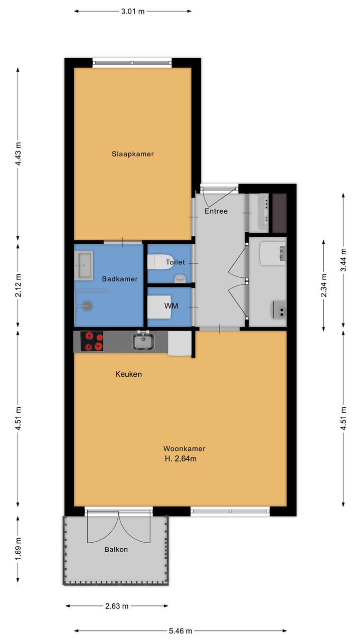 Foto 21 van Fort Heemstedestraat 9-B