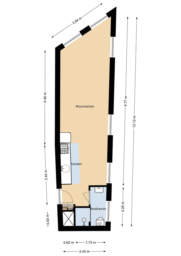 Foto 19 van Predikherenstraat 1-C