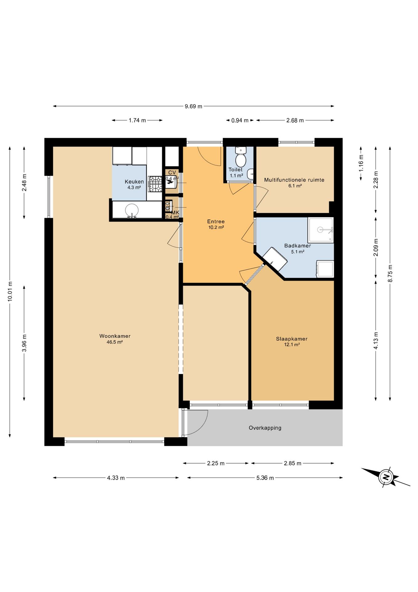Foto 35 van Waldhoornlaan 33-C