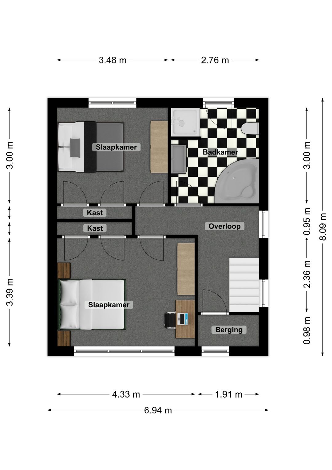 Foto 31 van Poststraat 45-A