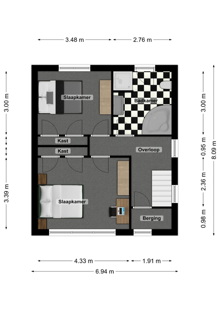 Foto 31 van Poststraat 45-A