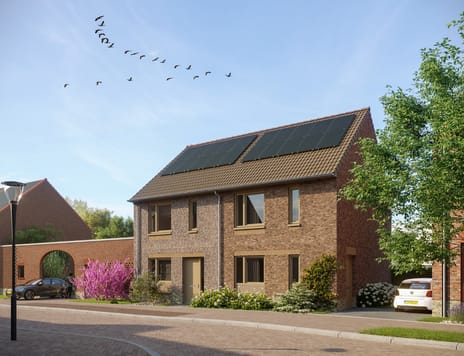 Foto van 2 onder een kapwoning 2-onder-1-kapwoning