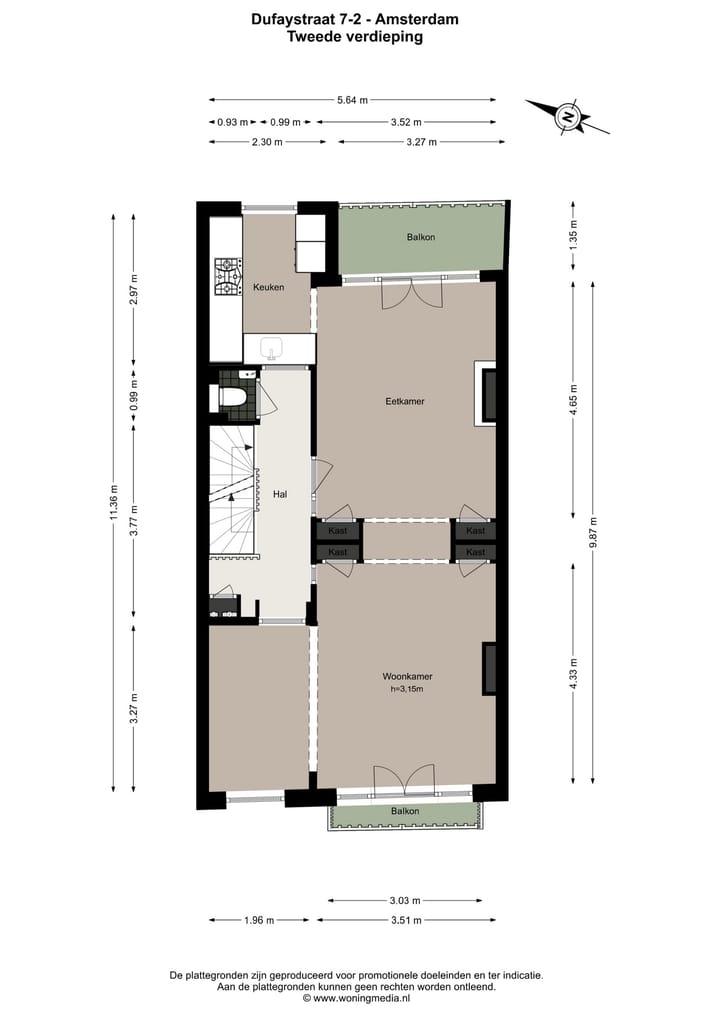 Foto 48 van Dufaystraat 7-2