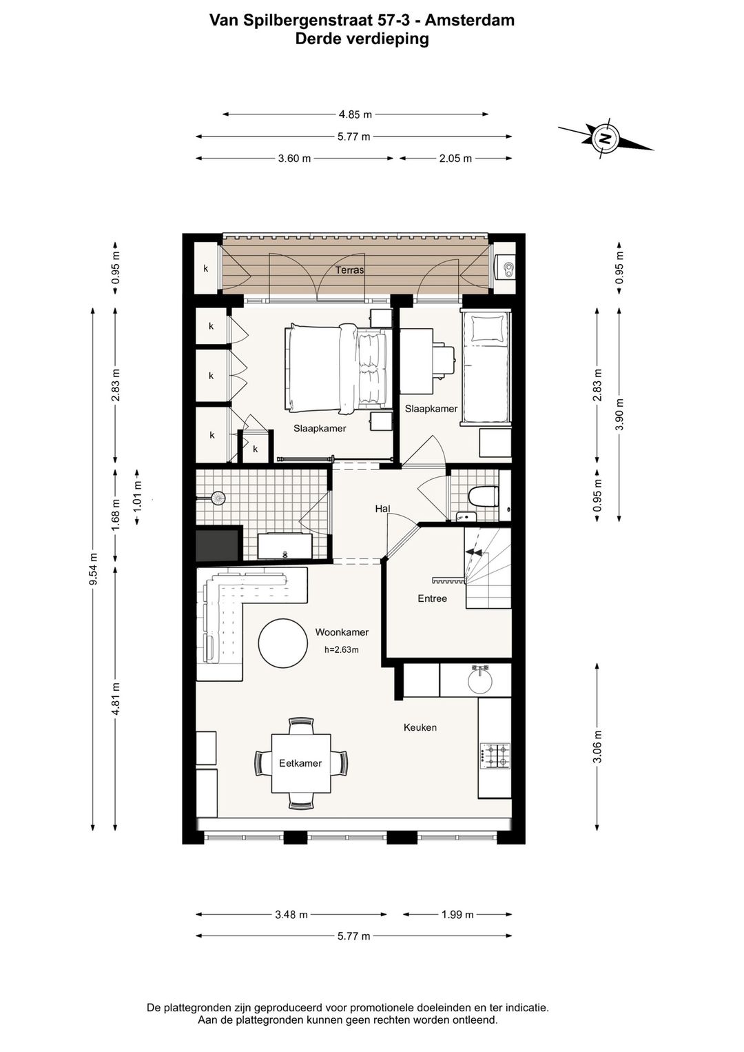 Foto 28 van Van Spilbergenstraat 57-3