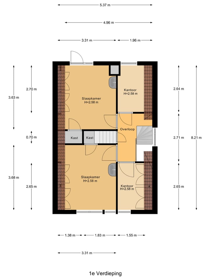 Foto 29 van Tromplaan 8-A