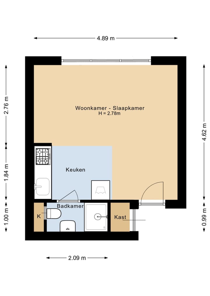 Foto 19 van Adriaanstraat 28-D