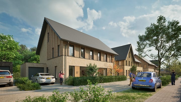 Foto van C (tweekapper langskap) 2-onder-1-kapwoning
