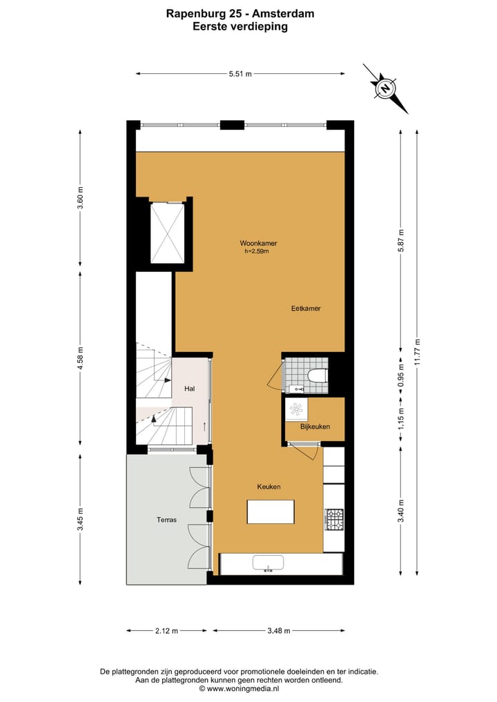 Foto 45 van Rapenburg 25