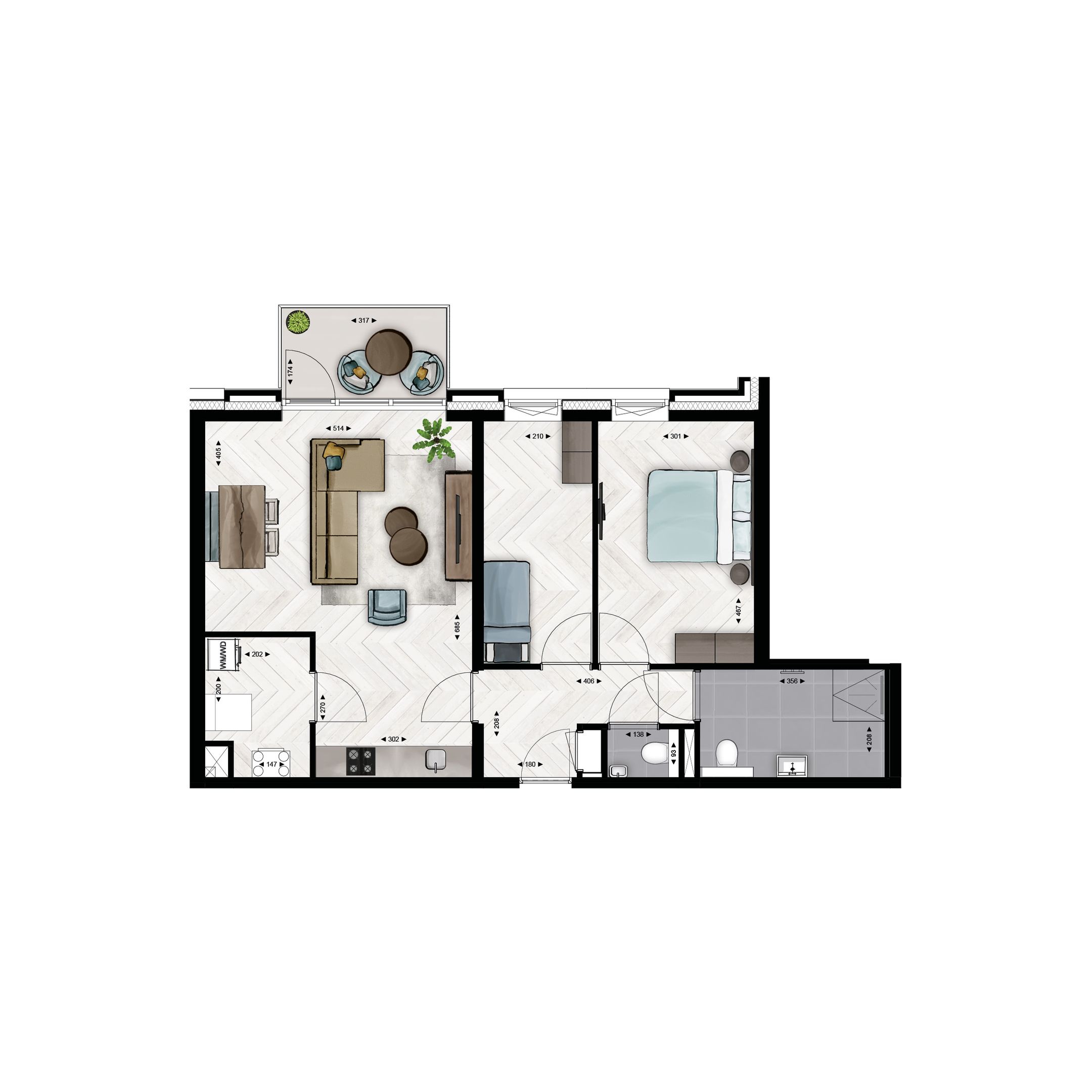 Foto 3 van Type B8 (Bouwnr. B.1.03)