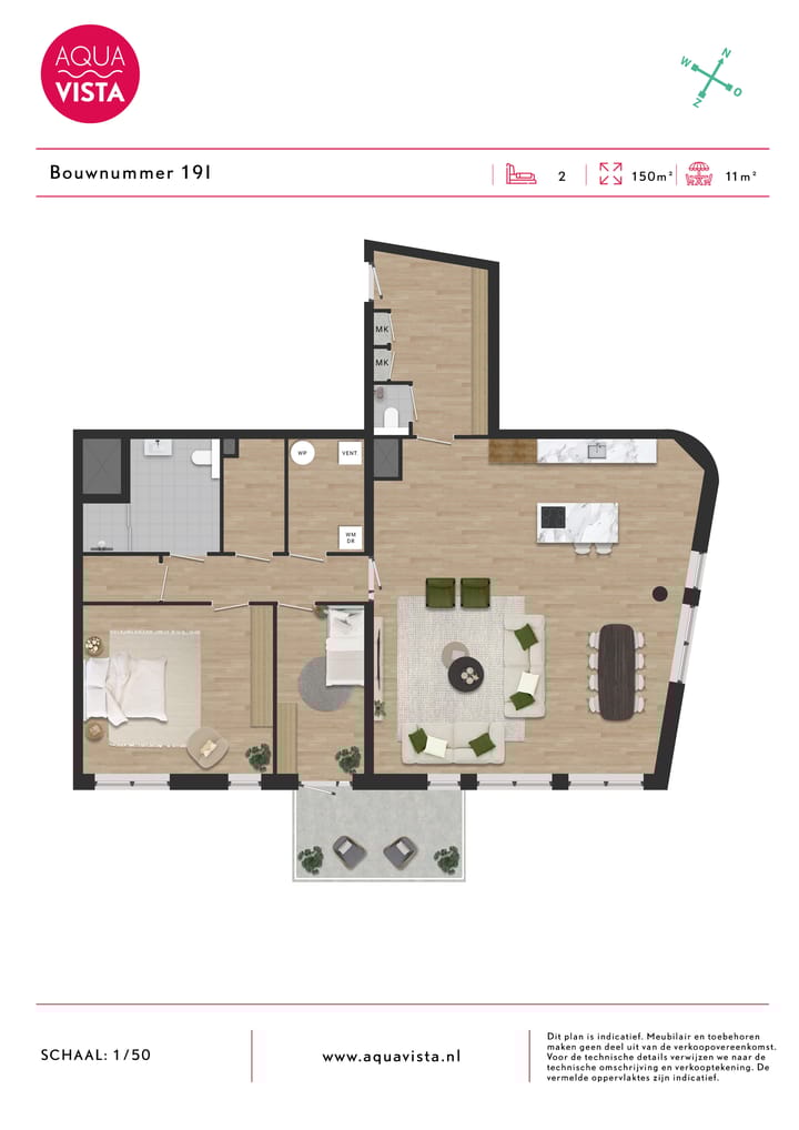 Foto 15 van Kade- en Haven appartementen (Bouwnr. 19_I)