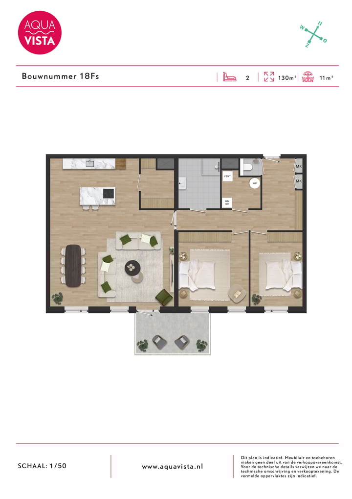 Foto 15 van Kade- en Haven appartementen (Bouwnr. 18-Fs')