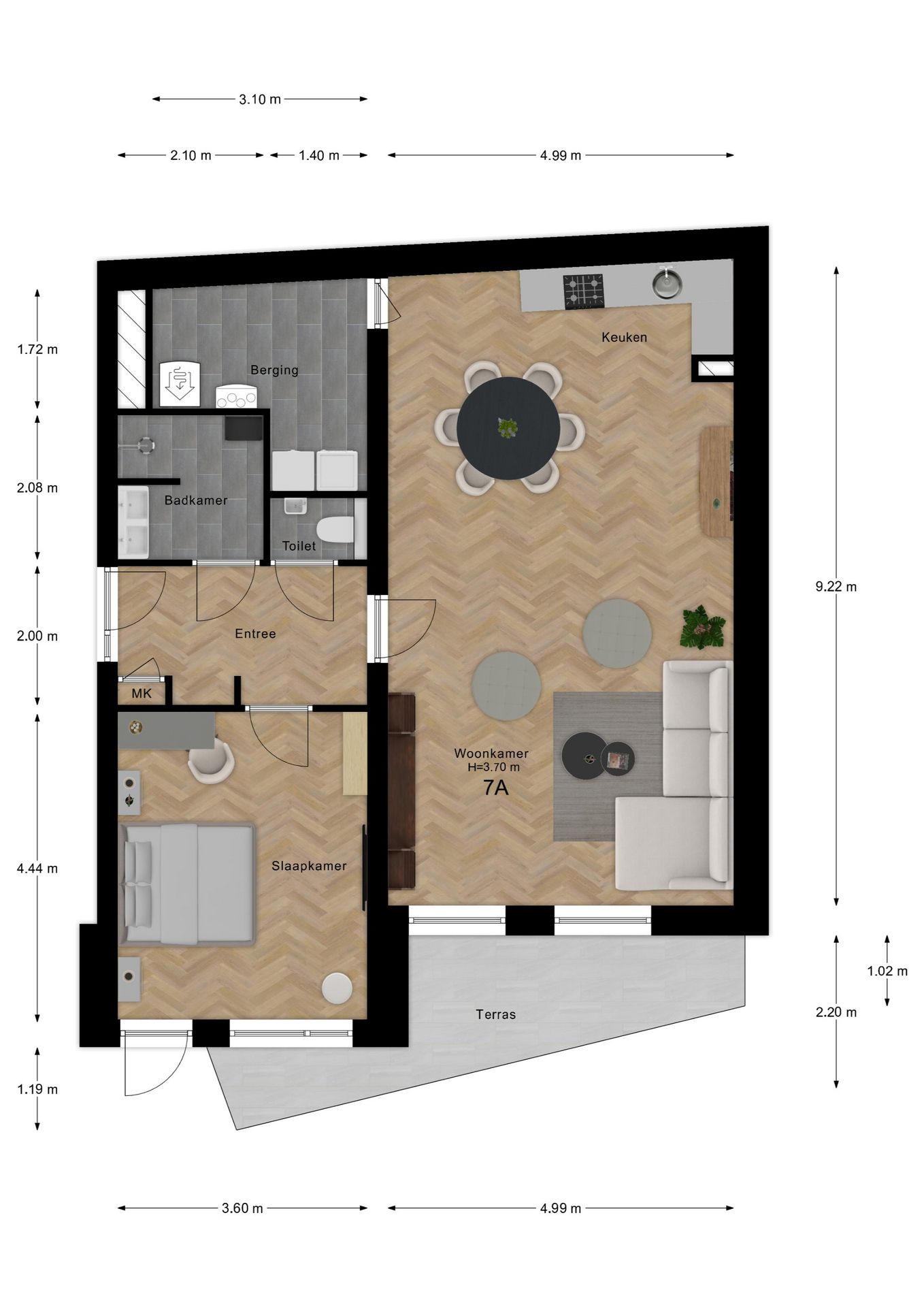 Foto 18 van Kromstraat 7-A