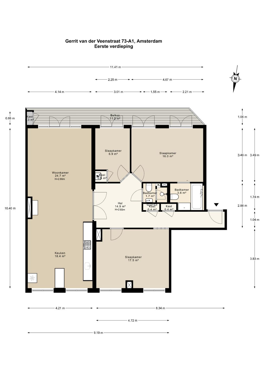 Foto 38 van Gerrit van der Veenstraat 73-A1