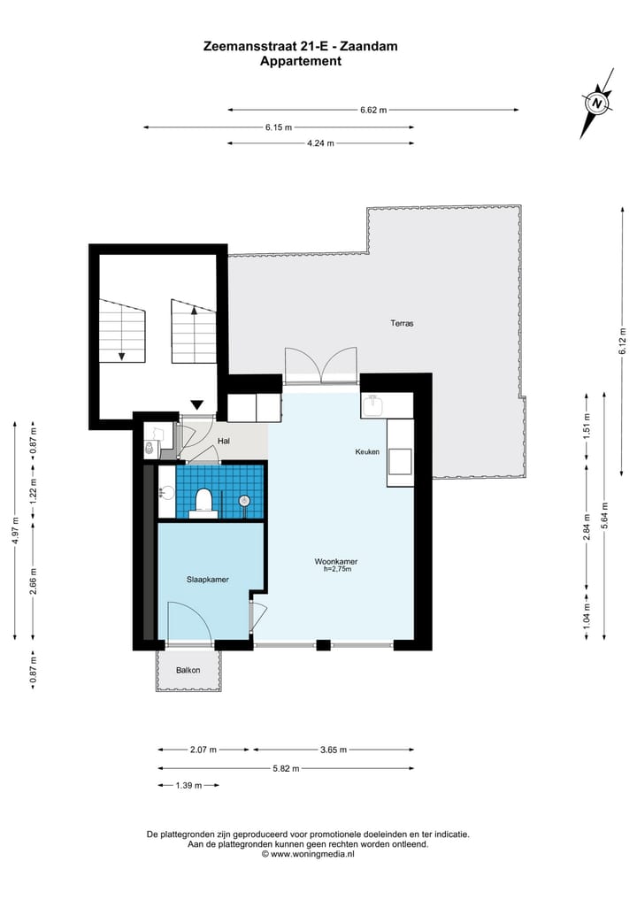 Foto 24 van Zeemansstraat 21-E