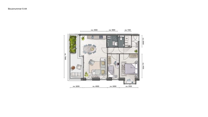 Photo 3 of 3-kamer Appartement (Bouwnr. 5.04)