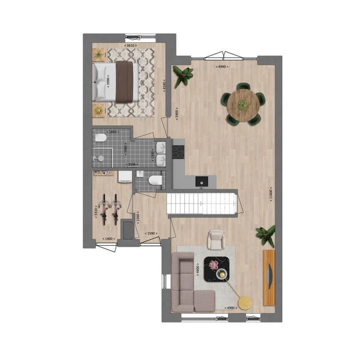 Photo 3 of 8 levensloopbestendige twee onder een kap w (Bouwnr. 25)