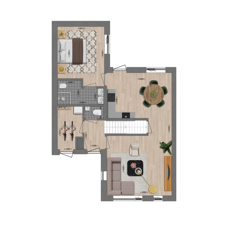 Photo 3 of 8 levensloopbestendige twee onder een kap w (Bouwnr. 20)