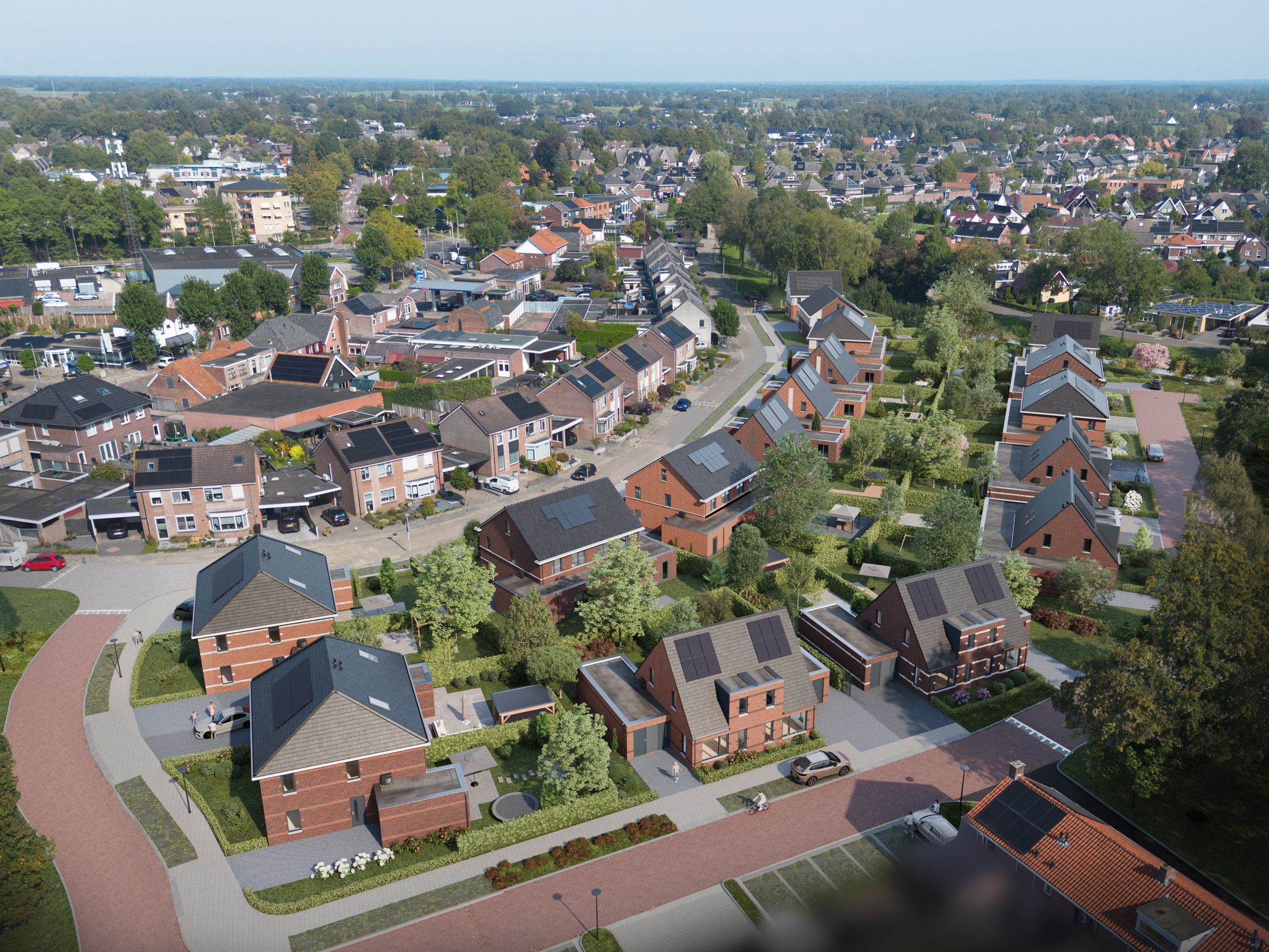 Foto 6 van 8 luxe twee onder een kap woningen ( XL en (Bouwnr. 17)