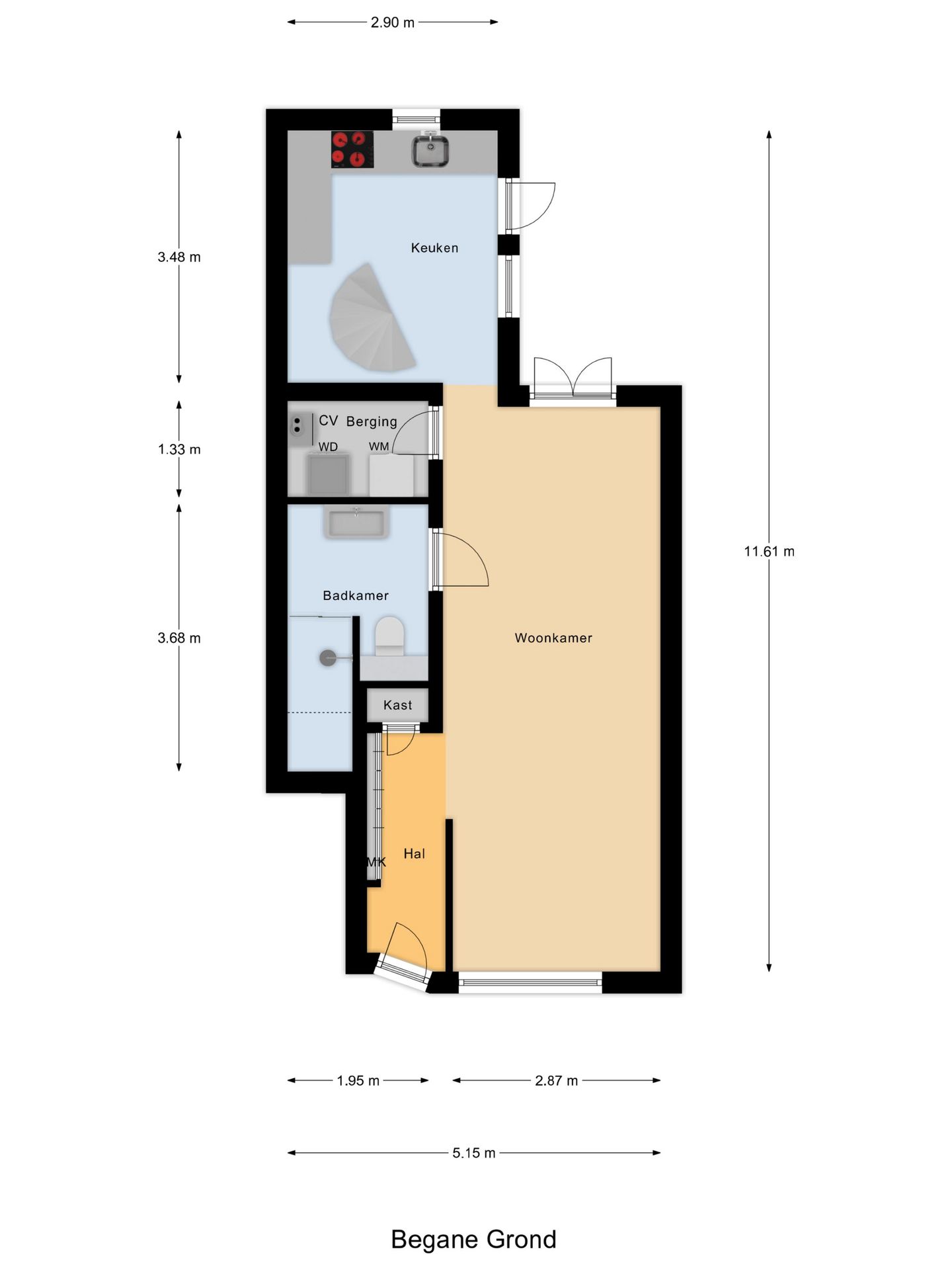 Foto 55 van Vlamingstraat 17-A