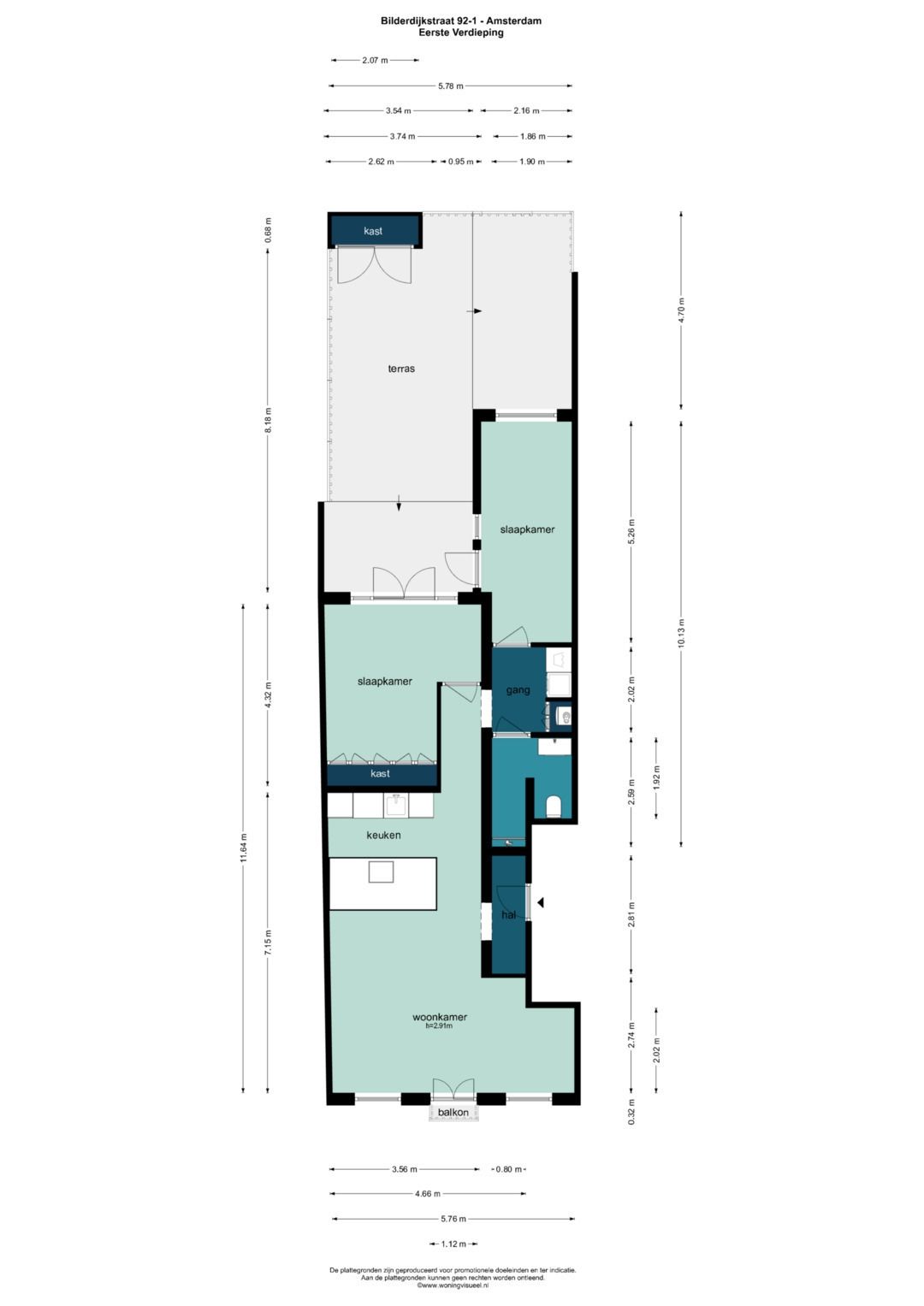 Foto 37 van Bilderdijkstraat 92-1