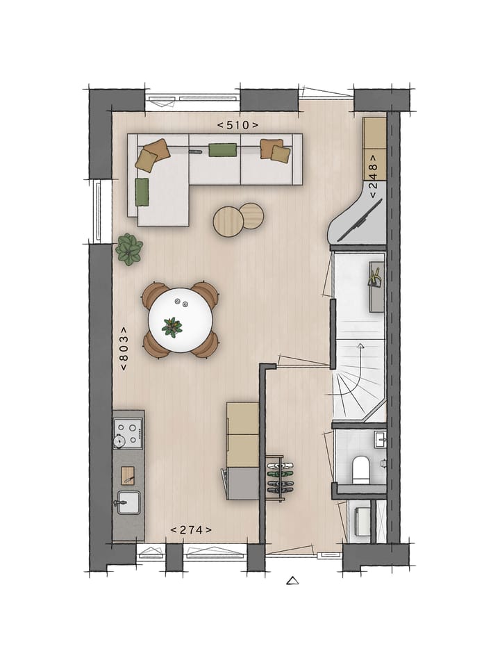 Foto 5 van Hoekwoning 1 (Bouwnr. 009)