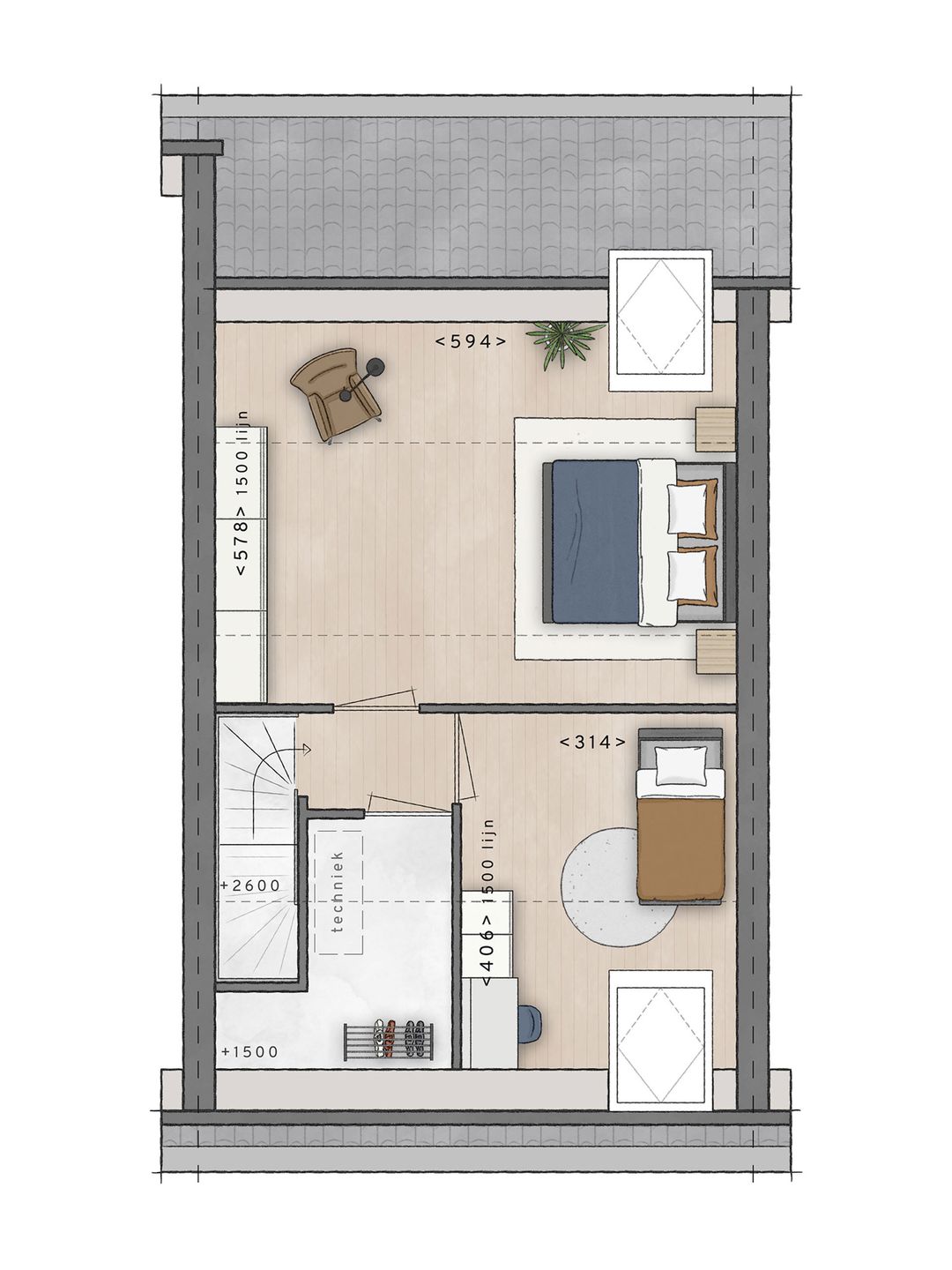 Foto 7 van Rijwoning Levensloopbestendig (Bouwnr. 028)
