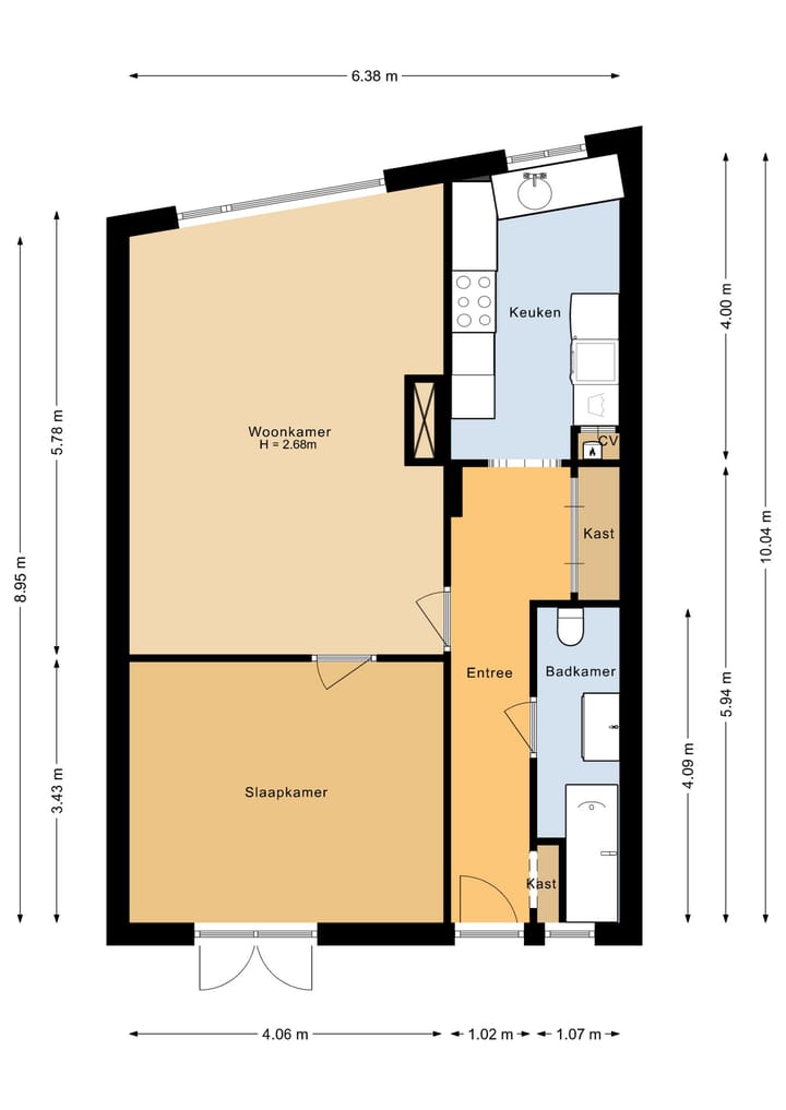 Foto 21 van Brinkhorstweg 2-F
