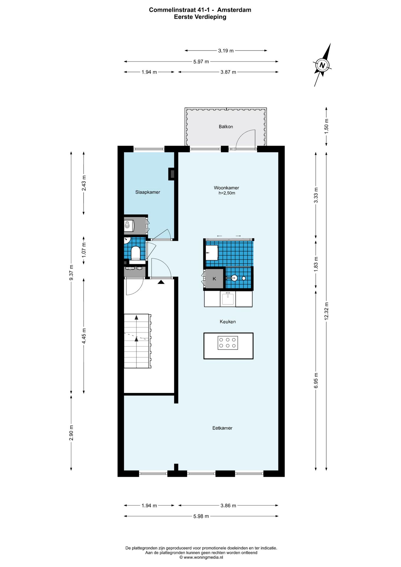Foto 40 van Commelinstraat 41-1
