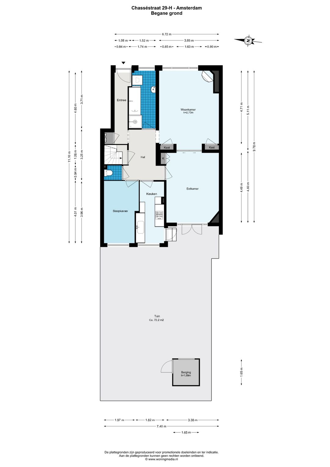 Foto 23 van Chasséstraat 29-H