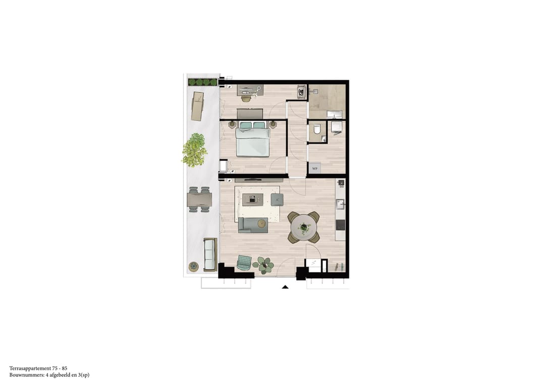 Photo 7 of Terras Appartement (Bouwnr. 4.0)