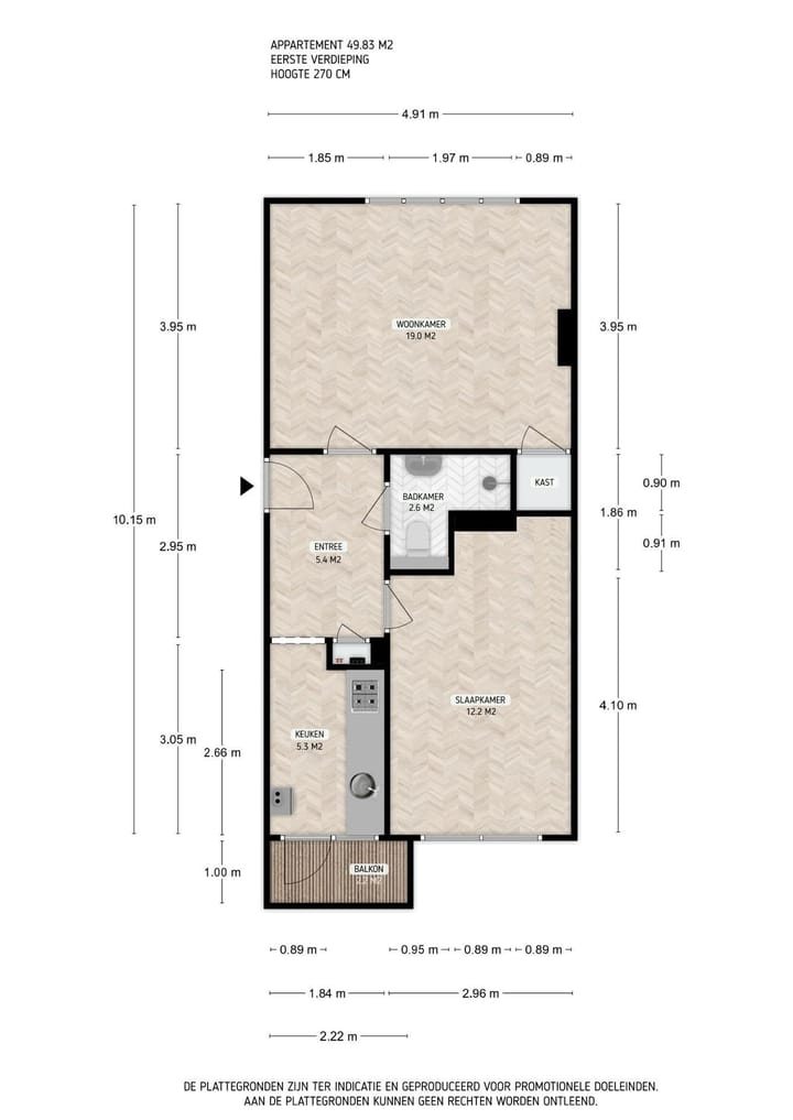 Foto 15 van Sonmansstraat 152-B