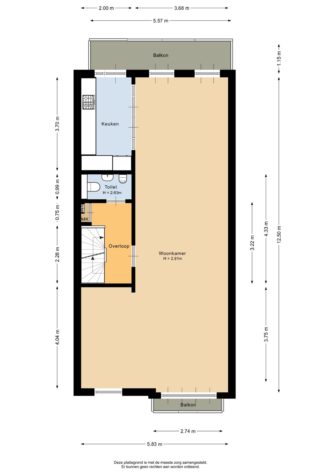 Foto 45 van Van Baerlestraat 43-1