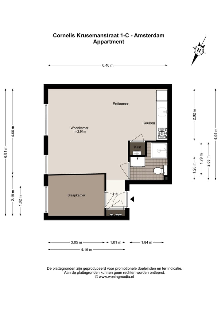 Foto 22 van Cornelis Krusemanstraat 1-C
