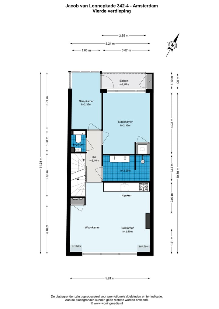 Foto 42 van Jacob van Lennepkade 342-4
