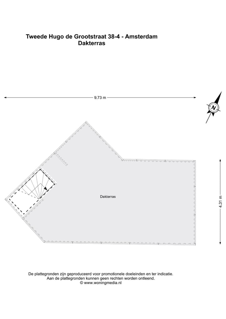 Foto 37 van Tweede Hugo de Grootstraat 38-4