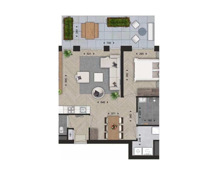 Foto 13 van Schootsestraat 128-M