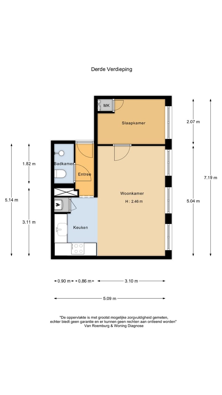 Foto 20 van Binnen Oranjestraat 19-3