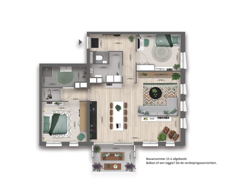 Foto 2 van TEX Buitengewoon - Type E (Bouwnr. 16)