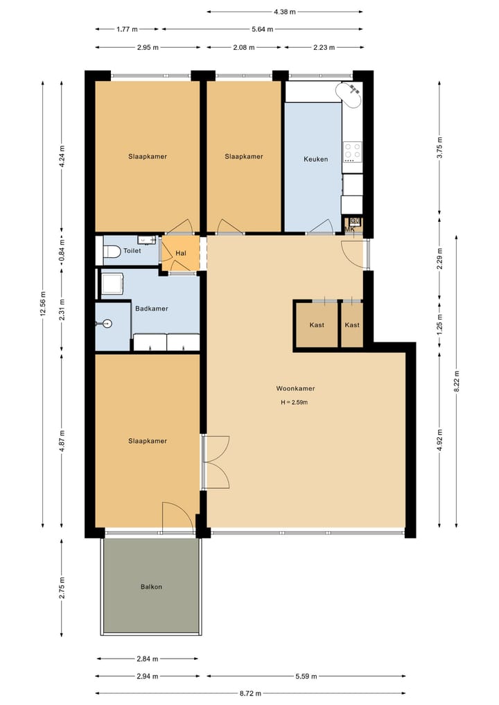 Foto 38 van Veenbesstraat 108