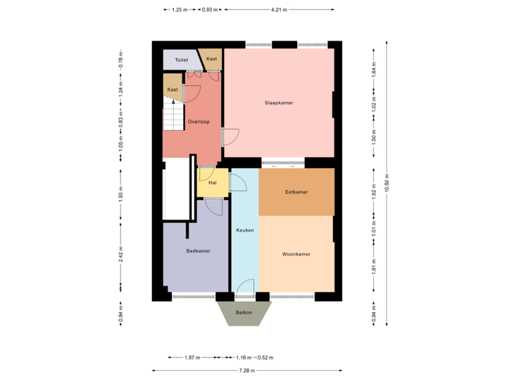 Eerste verdieping (B&B)