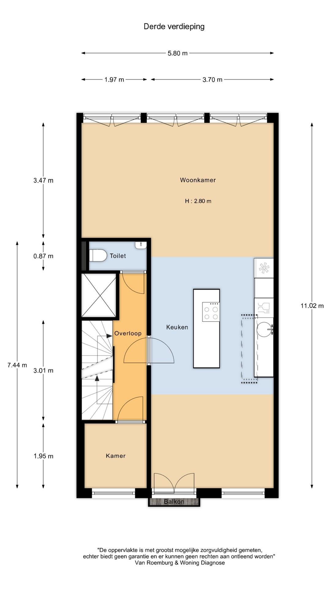 Foto 30 van Derde Helmersstraat 7-C