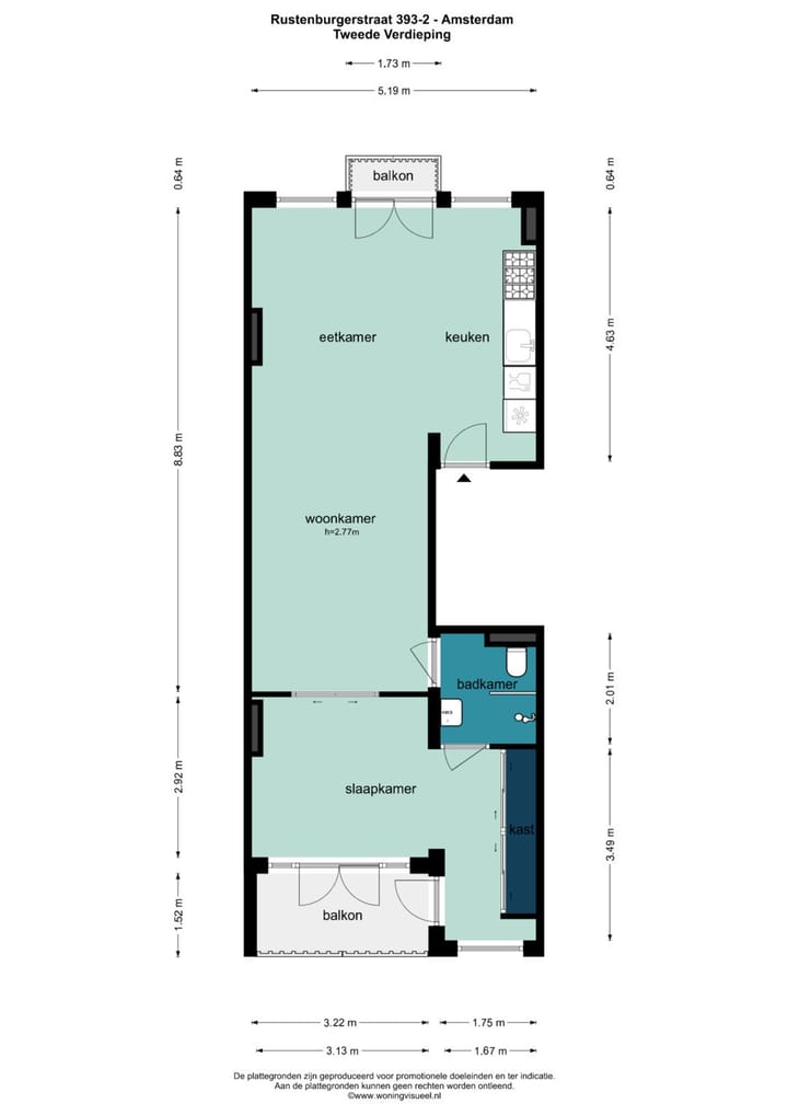 Foto 28 van Rustenburgerstraat 393-2