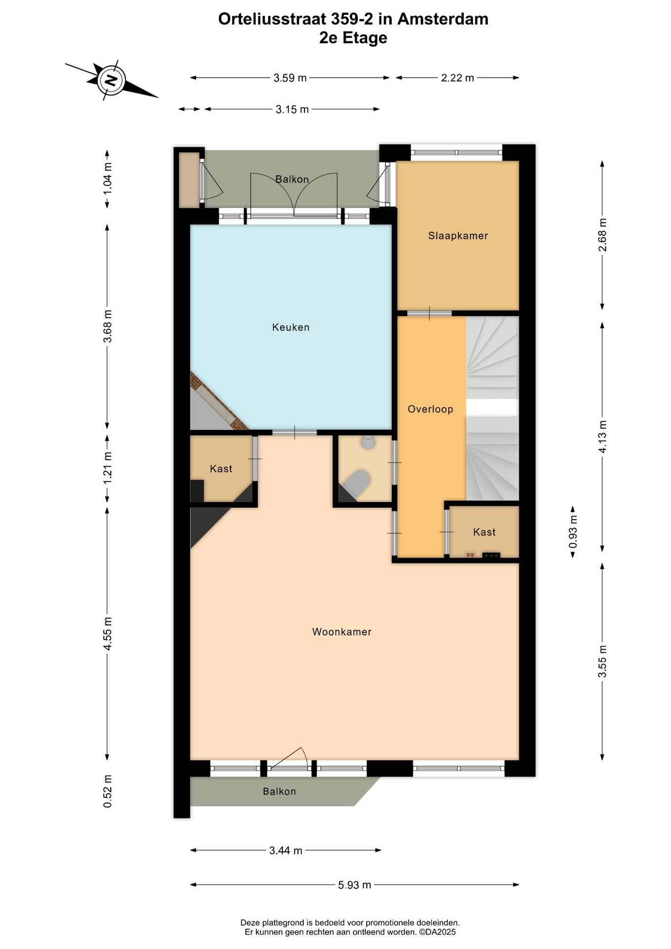 Foto 42 van Orteliusstraat 359-2