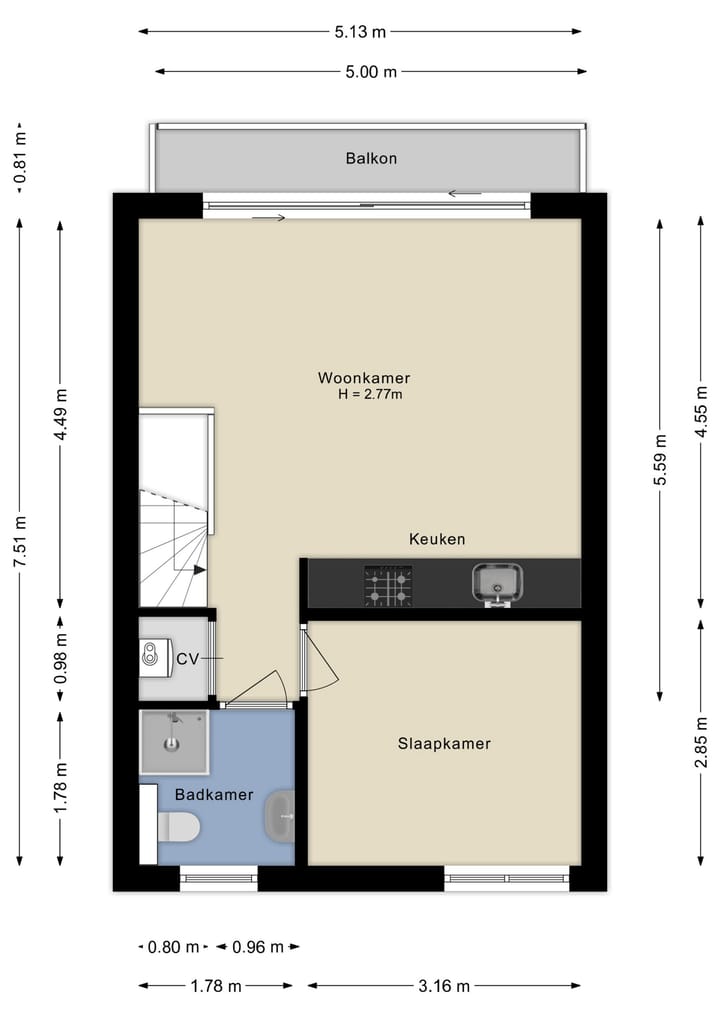 Foto 21 van Da Costakade 20-B